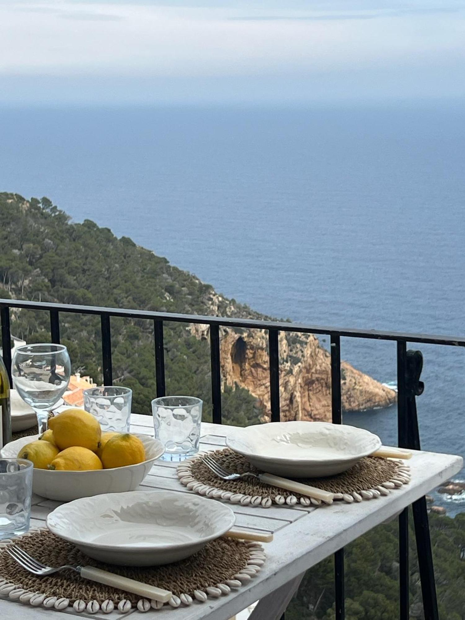 Villa Casa Blanca De Begur Con Vistas Al Mar Y Piscina Esterno foto