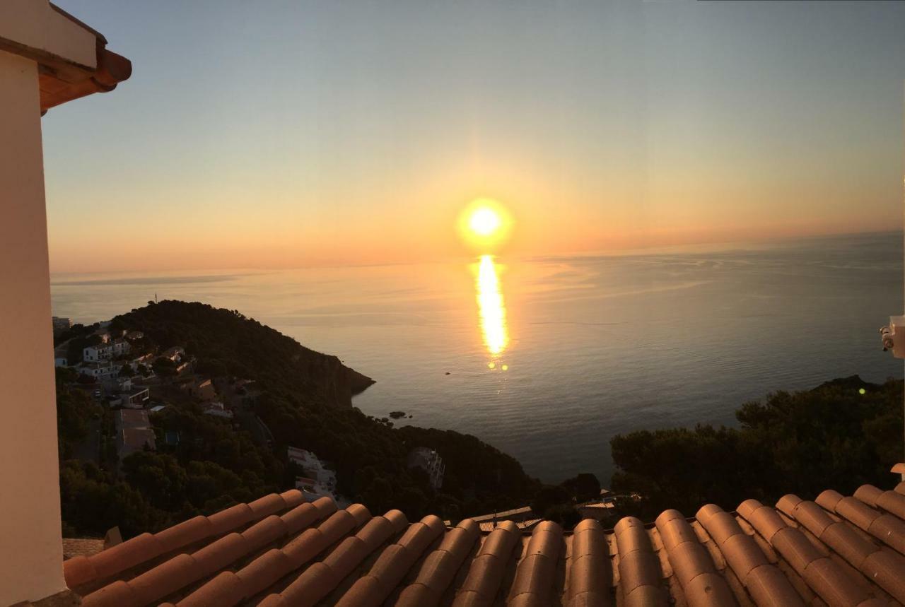 Villa Casa Blanca De Begur Con Vistas Al Mar Y Piscina Esterno foto